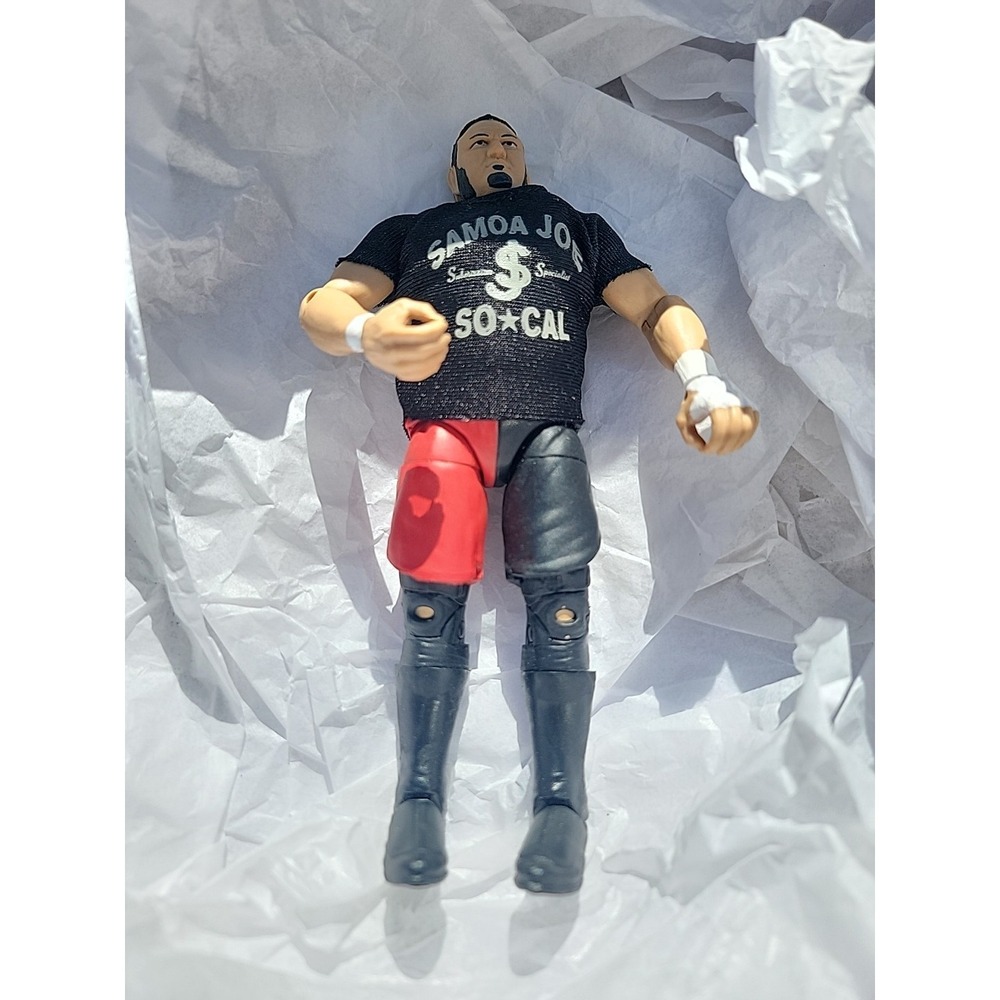 WWF WWE TNA AEW Mattel Elite Samoa Joe Wrestling Action Figure Excellent